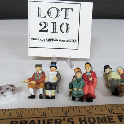 Dept 56 Sitting in Camden Park, Set of 4, MIB, Retired