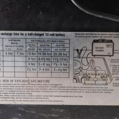 LOT 70 BATTERY CHARGER AND OTHER AUTOMOTIVE ITEMS