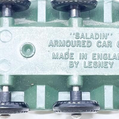 VINTAGE LESNEY MATCHBOX NO. 67 - â€œSALADINâ€ ARMOURED CAR 6X6