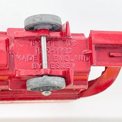 VINTAGE LESNEY MATCHBOX â€œMODELS OF YESTERYEARâ€ NO. 2 - 1911 "B" TYPE LONDON BUS