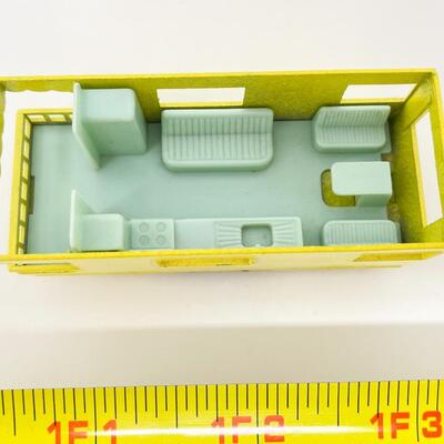 VINTAGE LESNEY MATCHBOX SERIES NO. 23 - YELLOW TRAILER CARAVAN