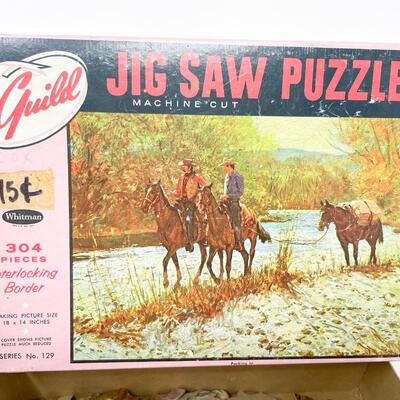VINTAGE 300+ PC JIGSAW PUZZLE - 14â€ X 18â€