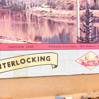 VINTAGE 300+ PC PUZZLE â€œCANJILON LAKEâ€