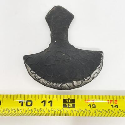 VINTAGE DECORATIVE FAUX AXE HEAD? - MADE IN JAPAN