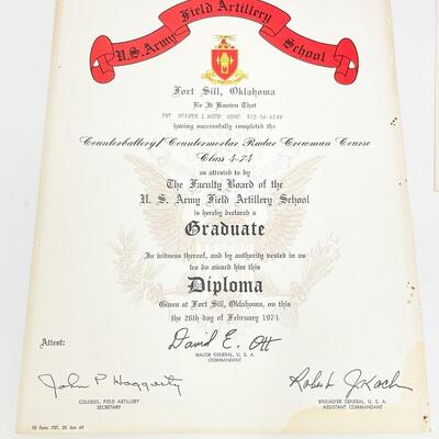 MARINES THIRD BATTALION PLATOON 3100 HANDBOOK, PHOTO, & DIPLOMA - SAN DIEGO, CALIFORNIA