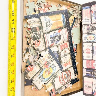 SPRINGBOK BEER CAN JIGSAW PUZZLE - 18â€ X 22.5â€