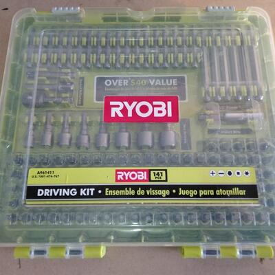 LOT 19 RYOBI DRILLING AND DRIVING KITS