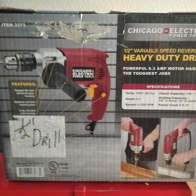 LOT 68 CHICAGO ELECTRIC HEAVY DUTY DRILL