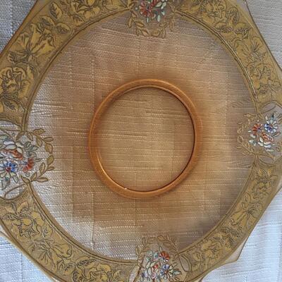 Depression glass 2 piece set