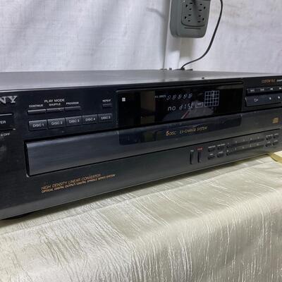 Sony custom file compact disc player cd P Dash C445
