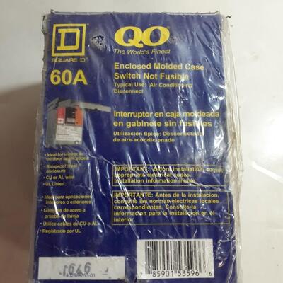 60A breaker box square D