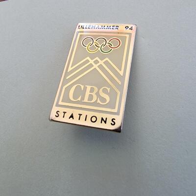 CBS '94 Olympics Pin
