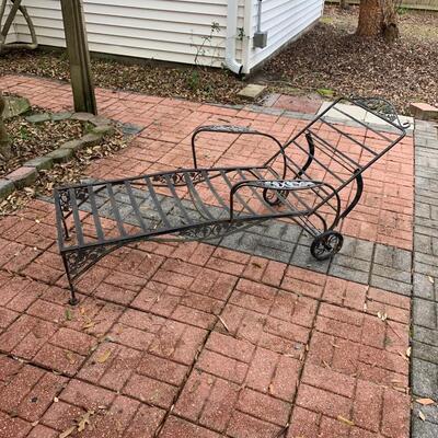 Outdoor Metal Chaise Lounger ~ *See Details