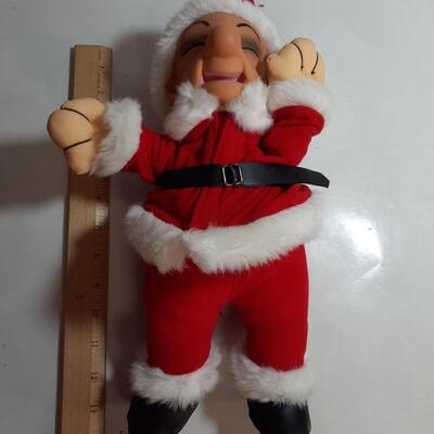 Vintage Mr Magoo santa stuffed toy