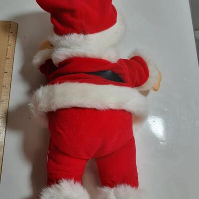 Vintage Mr Magoo santa stuffed toy