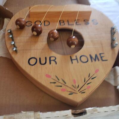 God bless our home chime hand made 11x12