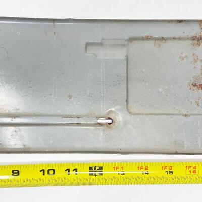 VINTAGE WINSTON CIGARETTES METAL SIGN W/ THERMOMETER - 6â€ x 13â€