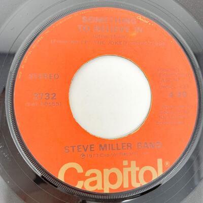 45 RPM STEVE MILLER BAND 3732 "THE JOKER/SOMETHING TO BELIEVE IN" VINYL RECORD SINGLE