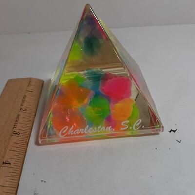 Charleston S.C. pyramid paper weight