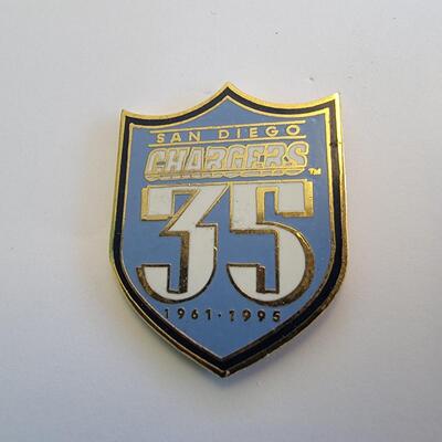 San Diego Chargers 35 Year Pin