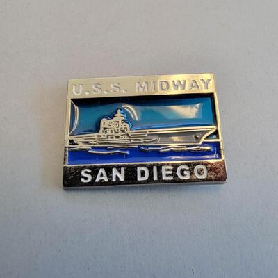 USS Midway San Diego Pin