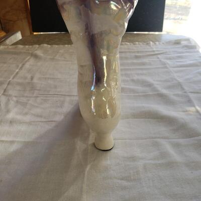 Ceramic boot decor flower pot 10 inch tall
