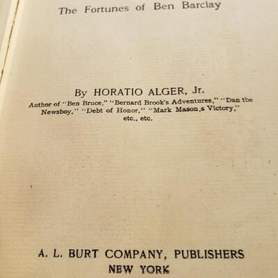 Book 1902 the storyboy alger