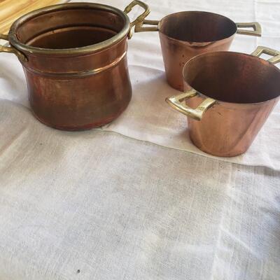 Copper lot 7 items 8 inch and smaller