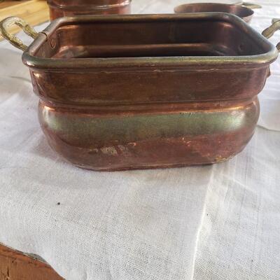 Copper lot 7 items 8 inch and smaller
