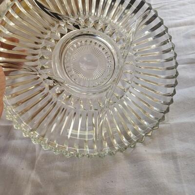 Crystal dish 12 inch