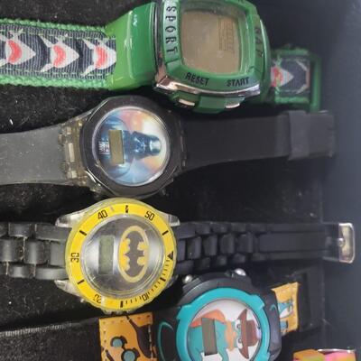 Watch lot Bieber darthvader batman ect as found