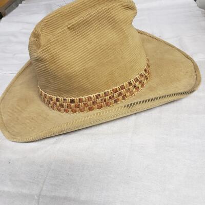 corderoy cowboy hat XL