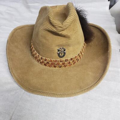 corderoy cowboy hat XL