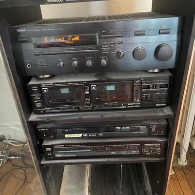 Kenwood Receiver Tower with speakers