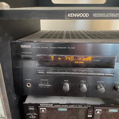 Kenwood Receiver Tower with speakers