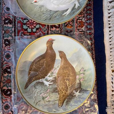 Lot of Collector Plates.- Game Birds of the World