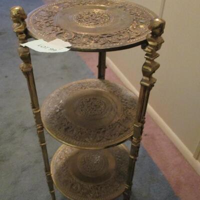 Gold Gilded iron Plant Stand