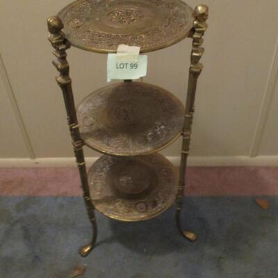Gold Gilded iron Plant Stand