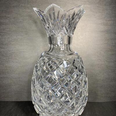 Waterford Crystal Hospitality Pineapple Vase With Box&Certificates