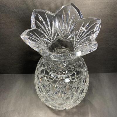 Waterford Crystal Hospitality Pineapple Vase With Box&Certificates