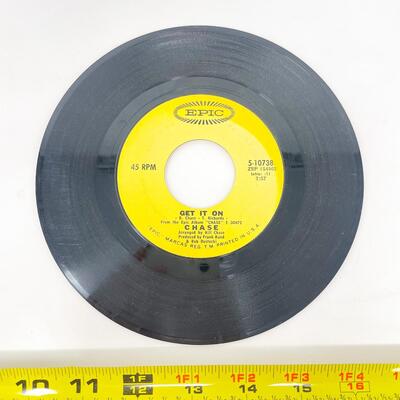 45 RPM CHASE 5-10783 "GET IT ON/RIVER" VINYL RECORD SINGLE`