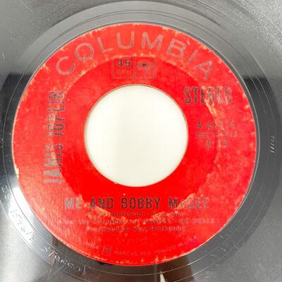45 RPM JANIS JOPLIN 4-45314 "ME AND BOBBY MCGEE/HALF MOON" VINYL RECORD SINGLE