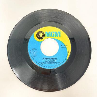 1973 45 RPM JIM STAFFORD K14648 "SPIDERS & SNAKES/UNDECIDED" VINYL RECORD SINGLE