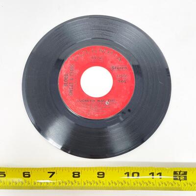 45 RPM BLOOD, SWEAT & TEARS 4-45235 "LUCRETIA MAC EVIL/LUCRETIA'S REPRISE" VINYL RECORD SINGLE