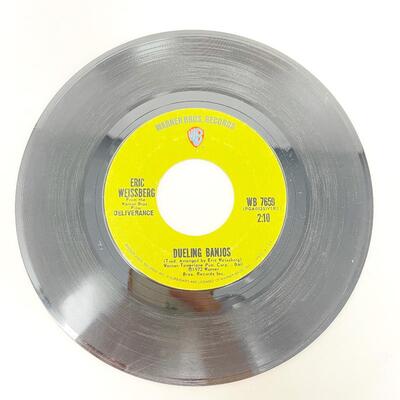 1972 45 RPM ERIC WEISSBERG WB7659 "DUELING BANJOS/END OF A DREAM" VINYL RECORD SINGLE