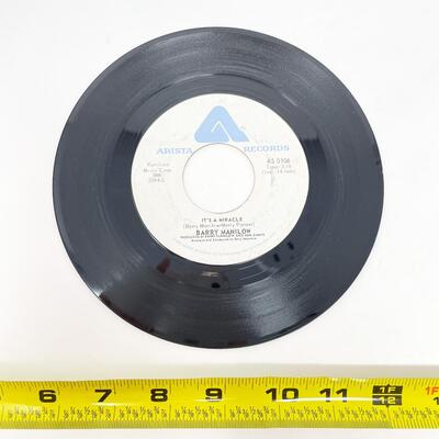 1975 45 RPM BARRY MANILOW AS0108 "ONE OF THESE DAYS/IT'S A MIRACLE" VINYL RECORD SINGLE