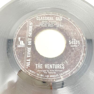 45 RPM THE VENTURES 54571 "HAWAII FIVE-0/CLASSICAL GAS" VINYL RECORD SINGLE