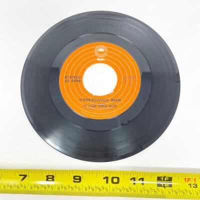 45 RPM THE EDGAR WINTER GROUP 5-10967 "FRANKENSTEIN/UNDERCOVER MAN" VINYL RECORD SINGLE