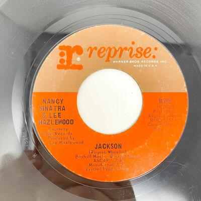 45 RPM NANCY SINATRA 0595 "YOU ONLY LIVE TWICE/JACKSON" VINYL RECORD SINGLE