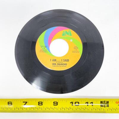 45 RPM NEIL DIAMOND 55278 â€œDONE TOO SOON/I AMâ€¦I SAIDâ€ VINYL RECORD SINGLE